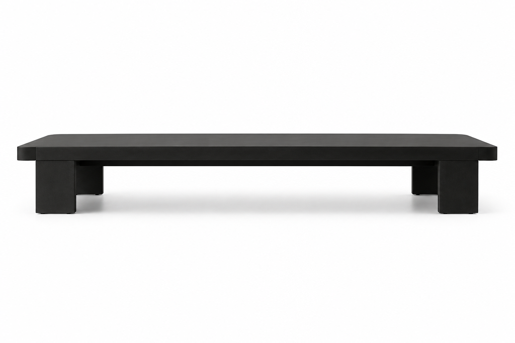 Nova - Table basse rectangulaire en aluminium