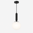 Wout - Luminaire suspendu avec globe satiné